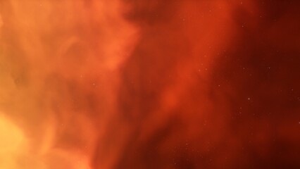 Cosmic background with a blue purple nebula and stars
