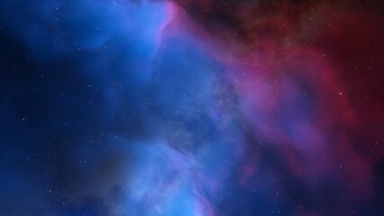 Night sky - Universe filled with stars, nebula and galaxy
