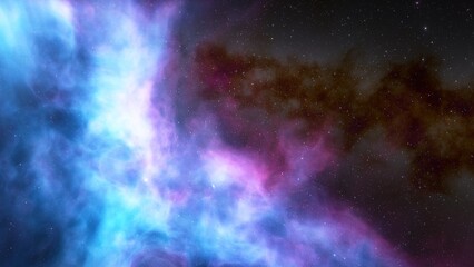 Night sky - Universe filled with stars, nebula and galaxy
