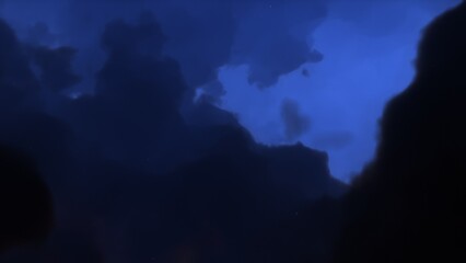 Night sky - Universe filled with stars, nebula and galaxy
