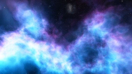 Space nebula, for use with projects on science, research, and education. Illustration

