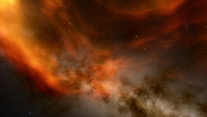 Space nebula, for use with projects on science, research, and education. Illustration
