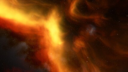 Space nebula, for use with projects on science, research, and education. Illustration
