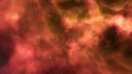 Deep space nebula with stars. Bright and vibrant Multicolor Starfield Infinite space outer space background with nebulas and stars. Star clusters, nebula outer space background 3d render
