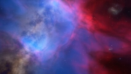 Space nebula.
