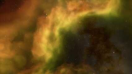 nebula gas cloud in deep outer space
