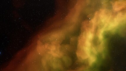 Space of night sky with cloud and stars
