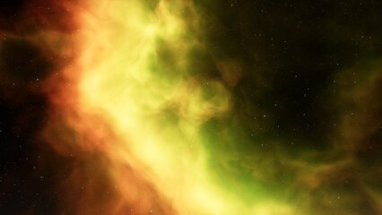 Space of night sky with cloud and stars
