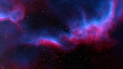 Space of night sky with cloud and stars
