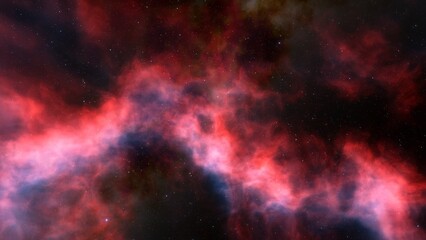 Space of night sky with cloud and stars
