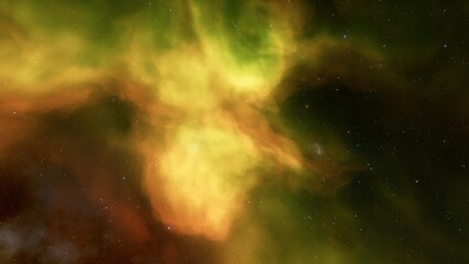 Space of night sky with cloud and stars
