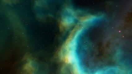 Obraz na płótnie Canvas Universe filled with stars, nebula and galaxy 