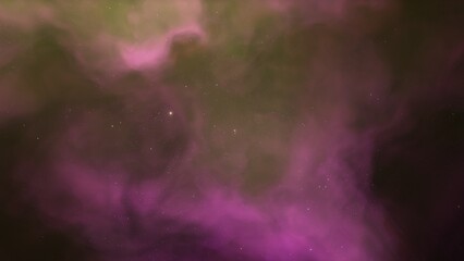 Fototapeta premium Cosmic background with a blue purple nebula and stars 
