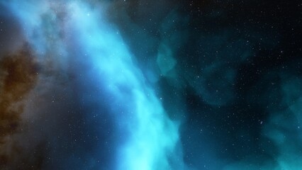 Night sky - Universe filled with stars, nebula and galaxy
