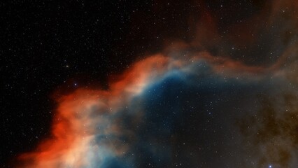 Space nebula, for use with projects on science, research, and education. Illustration
