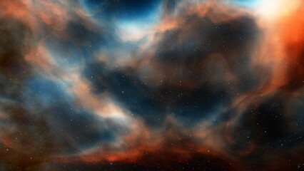 Space nebula, for use with projects on science, research, and education. Illustration
