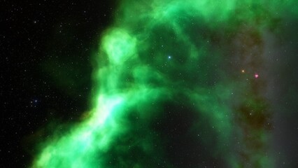 Fototapeta na wymiar Space nebula, for use with projects on science, research, and education. Illustration 