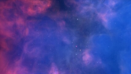 red-violet nebula in outer space, horsehead nebula, unusual colorful nebula in a distant galaxy, red nebula 3d render
