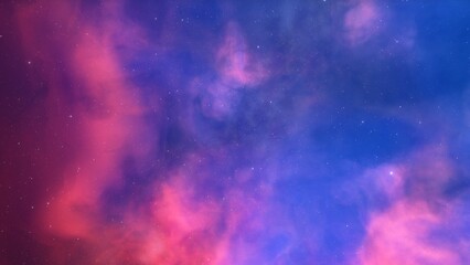 red-violet nebula in outer space, horsehead nebula, unusual colorful nebula in a distant galaxy, red nebula 3d render
