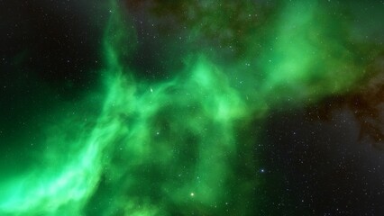 red-violet nebula in outer space, horsehead nebula, unusual colorful nebula in a distant galaxy, red nebula 3d render
