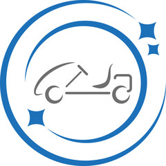 Kart Logo,  Kartsport, Sport Logo, Hintergrund