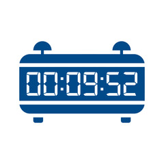 Digital, clock, led icon vector image. Can also be used for home electronics and appliances. Suitable for mobile apps, web apps and print media.