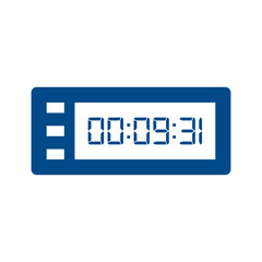 Digital, clock, led icon vector image. Can also be used for home electronics and appliances. Suitable for mobile apps, web apps and print media.