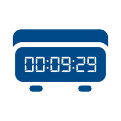 Digital, clock, led icon vector image. Can also be used for home electronics and appliances. Suitable for mobile apps, web apps and print media.
