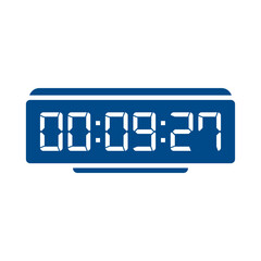 Digital, clock, led icon vector image. Can also be used for home electronics and appliances. Suitable for mobile apps, web apps and print media.