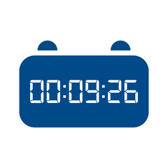 Digital, clock, led icon vector image. Can also be used for home electronics and appliances. Suitable for mobile apps, web apps and print media.