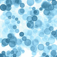 abstract background with blue bubbles
