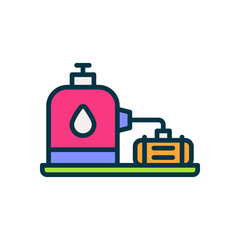 oil tank icon for your website, mobile, presentation, and logo design.