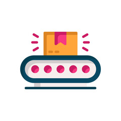conveyor icon for your website, mobile, presentation, and logo design.