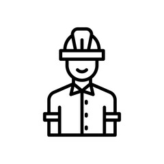 engineer icon for your website, mobile, presentation, and logo design.