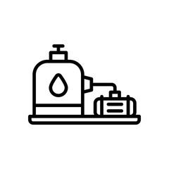 oil tank icon for your website, mobile, presentation, and logo design.