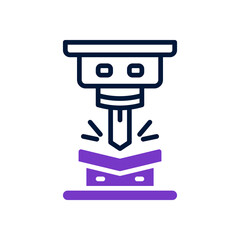 bending icon for your website, mobile, presentation, and logo design.