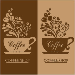 Brown Coffee Shop Design