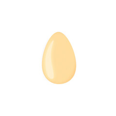 illustrazione di uovo di gallina su sfondo trasparente