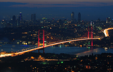 Fototapeta na wymiar Camlica Hill is one of the most beautiful views of Istanbul.