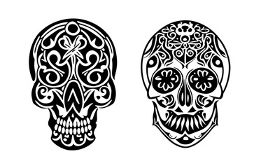 Skull Illustration Set