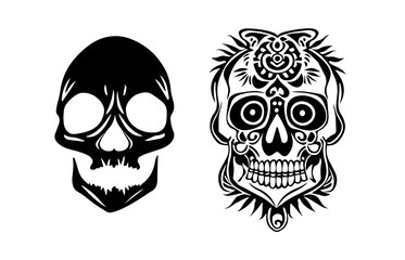 Skull Illustration Set