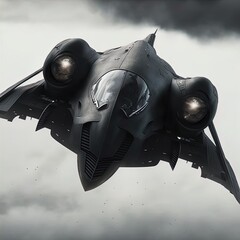 Fototapeta premium Advanced stealth fighter aircraft.