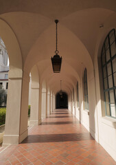 Fototapeta premium City Hall is one of Pasadena's major historical landmarks. The facility is located in the city center.Construction was completed on December 27, 1927.