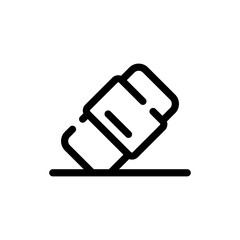 eraser line icon