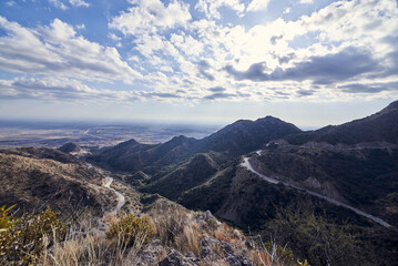 landscape in the mountains