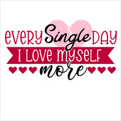 Vector illustration with funny Valentine phrase . Hand drawn inspirational quote about Anti-Valentine. Lettering for poster, t-shirt, card, invitation, sticker. Vector illustration