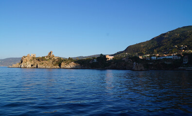 Fototapeta na wymiar Cefalu coast, Palermo, Sicily, Italy