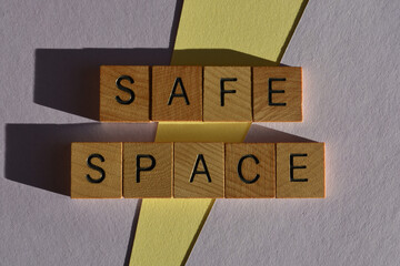 Safe Space, phrase as banner headline