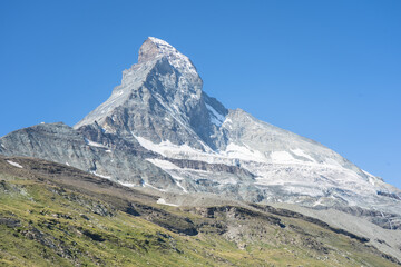 Fototapeta na wymiar Matterhorn peak, Zermatt, Switzerland