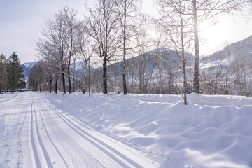 Obraz premium Snow mountains landscape